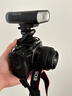 斯丹德（sidande）機頂閃光燈適用Canon佳能R50微單相機閃光燈熱靴直插閃光燈人像補光GN16高亮便捷外置閃光燈 閃光燈+收納包 曬單實(shí)拍圖
