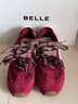 百麗（Belle）馬年系列樹(shù)莓糖德訓鞋女2026春季新款紅色運動(dòng)休閑鞋F1P1DAM6預售 紅色 37 曬單實(shí)拍圖