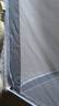 無(wú)印良品A類(lèi)帳紗家用嬰兒防摔圍欄蚊帳 三開(kāi)門(mén)1.8×2米元氣灰【支架加固】 曬單實(shí)拍圖