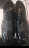 北歐圖（BEIOUTU）皮鞋男商務(wù)正裝鞋英倫低幫系帶男士亮皮結婚皮鞋 2813 黑色 42  曬單實(shí)拍圖