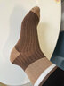 【經(jīng)典復古美拉德】襪子襪女四季款透氣中長(cháng)筒休閑甜美百搭學(xué)生襪 一雙混色隨機發(fā) 曬單實(shí)拍圖