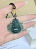 印象眸 A貨翡翠吊墜藍水玉佛吊墜女款送媽媽禮物 曬單實(shí)拍圖