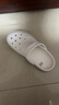 CROCS卡駱馳堆堆洞洞鞋舒適外穿花園洞洞鞋男鞋女鞋老爹鞋|211355 粉筆色-0WV 37 (230mm) /38 曬單實(shí)拍圖