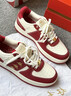 卡帕（Kappa）女鞋騏驥紅新年禮盒厚底板鞋女2026年新款休閑鞋女本命年紅鞋子女 新年紅/經(jīng)典白/金色 36 曬單實(shí)拍圖