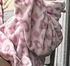 果殼（Gukoo）睡衣女冬季新款mikko毛絨保暖舒適豹紋女士家居服套裝 玫瑰粉 M 曬單實(shí)拍圖