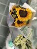 鐘愛(ài)鮮花家庭生活插花鮮花云南昆明基地鮮花批發(fā)云南鮮花 5枝向日葵贈5枝勿忘我 曬單實(shí)拍圖