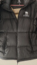 駱駝[黑鉆3.0]羽絨服男90%絨秋冬保暖時(shí)尚顯瘦高蓬羽絨服女 A13CAPN110A5，幻影黑 ，中性（金箔內） S 曬單實(shí)拍圖