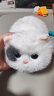 WALULU陪伴智能機器人AI情感毛絨玩具潮流禮物貓咪電子寵物 白色 曬單實(shí)拍圖