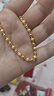 周六福（ZLF）  黃金金手鏈女足金999光珠轉運珠 計價(jià) 16+3cm尾鏈 - 6.52g 曬單實(shí)拍圖