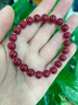 天官賜?！?8節禮物】收藏級天然全透光晶體朱砂手串男女款本命年禮物8mm 曬單實(shí)拍圖