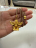 老鋪黃金古法手工足金項鏈 · 大鵬金翅鳥(niǎo)（1號）吊墜（繩鏈款）  金重約39.39g 曬單實(shí)拍圖