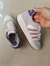 adidas「小鋸齒」D-PAD CLASSIC美高風(fēng)籃球風(fēng)板鞋男女阿迪達斯 漢玉白/符點(diǎn)灰/榮耀灰紫   36 曬單實(shí)拍圖
