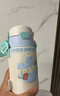 膳魔師兒童保溫杯幼兒園小學(xué)生開(kāi)學(xué)必備吸管直飲水杯侏羅紀恐龍350ml藍 曬單實(shí)拍圖