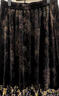 三吉黑花【尋芳】新中式爛花絲絨冬季半身裙女2025新款A字長(cháng)裙子 檀棕 XS 曬單實(shí)拍圖