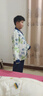 小豬托尼男童睡衣套裝兒童開(kāi)衫睡衣春秋薄款胖童大碼男大童家居服 竹韻開(kāi)衫睡衣藍 160 ，建議155-165高，110-130斤 曬單實(shí)拍圖
