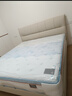 喜臨門(mén)真皮雙人大床現代簡(jiǎn)約風(fēng)主臥臥室婚床家具 暖暖S[床架] 象牙白+白騎士0膠床墊 1.8*2米 曬單實(shí)拍圖
