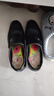 紅蜻蜓男鞋新款男士爸爸一腳蹬軟面皮商務(wù)休閑皮鞋男WTA42860 黑色39 曬單實(shí)拍圖