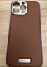 夢(mèng)想可嘉適用蘋(píng)果16promax手機殼 iphone16promax保護套奢華高端皮質(zhì)商務(wù)全包防摔超薄簡(jiǎn)約男女款 琥珀棕 曬單實(shí)拍圖