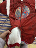 新生嬰兒加棉加厚連體衣深秋冬款長(cháng)袖國風(fēng)爬服周歲滿(mǎn)月衣服 紅色龍款加棉棉服 73cm 【4-7個(gè)月】 曬單實(shí)拍圖