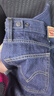 Levi's李維斯26年春夏新款女士美式BAGGY經(jīng)典高腰寬直筒牛仔褲 深藍色 001UP-0016 25 (31) 曬單實(shí)拍圖