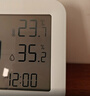 碼仕鬧鐘學(xué)生溫濕度計大屏充電電子智能夜光兒童起床專(zhuān)用神器LCD床頭鐘開(kāi)學(xué)必備Q198白開(kāi)學(xué)季新年禮物 曬單實(shí)拍圖