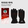 探路者（TOREAD）手套戶(hù)外登山徒步騎行運動(dòng)抓絨保暖抗TIEF靜電可觸屏加厚手套男女 黑色 M 曬單實(shí)拍圖
