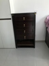 拓維森新中式烏金木實(shí)木五斗柜客廳靠墻邊柜儲物柜臥室床尾多抽屜收納柜 68厘米長(cháng)五斗柜【68x40x116厘米】 曬單實(shí)拍圖