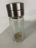 賈思德茶水分離泡茶杯男女迷你雙層隔熱玻璃過(guò)濾便攜商務(wù)簡(jiǎn)約水杯子 鋼本色-【升級茶倉 雙層加300ml 曬單實(shí)拍圖