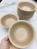 辛叢稻殼飯碗一次性食品級家用加厚碗筷餐具耐高溫塑料環(huán)保結婚野餐碗 稻殼碗【20個(gè)】天然稻殼/防霉防菌 曬單實(shí)拍圖