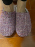 內泊【超舒服】乳膠棉拖鞋女冬季男士室內軟底家居鞋防滑小香風(fēng)紫38 曬單實(shí)拍圖