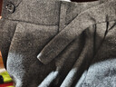 皮爾卡丹（pierre cardin）商務(wù)休閑褲男秋冬季修身毛呢褲子男士彈力高端小西褲 深灰  34  曬單實(shí)拍圖