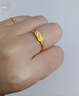 世紀緣花開(kāi)見(jiàn)喜玉蘭黃金戒指古法足金999時(shí)尚百搭指環(huán)新年禮物送女友 2.36g【13圈口】 曬單實(shí)拍圖