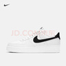 耐克空軍一號男子輕便運動(dòng)鞋春季膠底NIKE AIR FORCE 1 CT2302 100白色/黑 39 曬單實(shí)拍圖