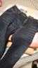 羅蒙牛仔褲男士直筒寬松長(cháng)褲新款秋季彈力休閑褲子男ZH7620霧霾藍34 曬單實(shí)拍圖