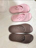 優(yōu)調臺灣拖鞋女時(shí)尚居家防滑浴室洗澡靜音夏季情侶涼拖鞋男 粉色37-38 曬單實(shí)拍圖