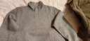 十如仕毛衣牦牛絨外套秋冬針織衫立領(lǐng)休閑保暖打底衫針織衫上衣 立領(lǐng)款-灰色 L 曬單實(shí)拍圖