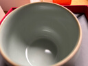 雅瓷汝窯茶杯單杯陶瓷大主人杯辦公室個(gè)人專(zhuān)用杯冰裂紋可養開(kāi)片口福杯 汝窯口福杯 曬單實(shí)拍圖
