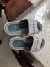 利達妮（TZLDN）按摩拖鞋男士室內家居腳底穴位浴室洗澡防滑足療家用涼拖鞋男四季 灰色 44-45 【適合43-44】 曬單實(shí)拍圖