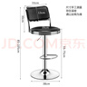 華愷之星 吧臺椅 可升降家用輕奢吧椅帶靠背高腳椅前臺椅 HK1062帶背高款 曬單實(shí)拍圖