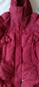 紫涵純色文藝羽絨服女冬季甜美保暖加厚羽絨大衣外套百搭 Z3Z11AS388復古紅 M 曬單實(shí)拍圖