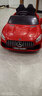 小果凍奔馳兒童電動(dòng)四輪汽車(chē)可坐人遙控搖擺寶寶生日禮物小孩玩具車(chē) 紅色雙驅自駕+遙控+搖擺+早教+12V防爆電瓶 曬單實(shí)拍圖