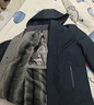 羅蒙（ROMON）鵝絨羽絨服男爸爸裝厚款保暖秋冬商務(wù)休閑可脫內膽高端休閑羽絨服 曬單實(shí)拍圖