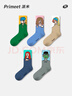 PRIMEET襪子男中筒襪春秋抗菌透氣棉襪原創(chuàng  )搞怪卡通美式復古情侶長(cháng)襪 【春季新款】 復古怪咖D組- 5雙 均碼 【情侶同款】 (適合36-42碼) 曬單實(shí)拍圖