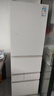 東芝（TOSHIBA）小白桃409L五門(mén)日式多門(mén)冰箱429嵌入式自動(dòng)制冰玻璃面板小戶(hù)型GR-RM429WE-PG2B3 曬單實(shí)拍圖