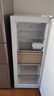 海爾（Haier）麥浪180升立式冰柜小型家用小冰柜風(fēng)冷無(wú)霜一級節能大容量變頻冷柜小冰箱BD-180WGHDGWF國家補貼 曬單實(shí)拍圖
