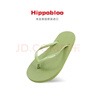 hippobloo河馬泰國進(jìn)口乳膠 細帶柔軟平底外穿ins防滑夾腳橡膠人字拖鞋女 牛油果 36-37 (泰碼9.5) 曬單實(shí)拍圖
