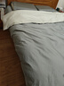 京東京造 100支長(cháng)絨棉貢緞四件套 純棉A類(lèi)床單被套枕套床上用品 1.8m-英倫灰 曬單實(shí)拍圖