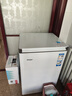 海爾（Haier）100L單溫冰柜小型家用小冰柜減霜一級能效冷藏冷凍轉換深冷冷柜小冰箱BC/BD-100GHW9D國家補貼 曬單實(shí)拍圖