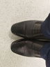 強人經(jīng)典正裝男鞋際華3515品質(zhì)商務(wù)單皮鞋 三接頭皮鞋 黑色 42碼 曬單實(shí)拍圖