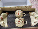 赟婭可愛(ài)陶瓷咖啡杯碟套裝情侶對杯高檔禮盒送朋友新婚訂婚生日禮物 漫畫(huà)咖啡杯碟【禮盒款】 曬單實(shí)拍圖